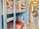 Cozy Twin Bunk Bed Alcove in the Hallway